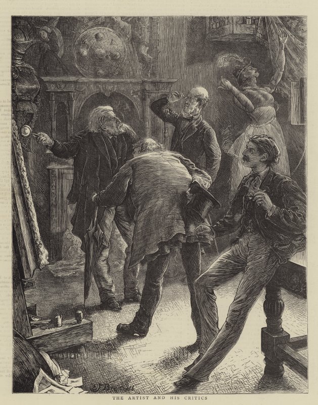 Umělec a jeho kritici od Edward Frederick Brewtnall