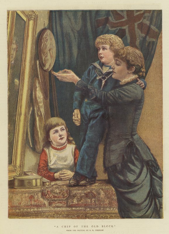 Starý čip (chromolit) od Edward Killingworth Johnson