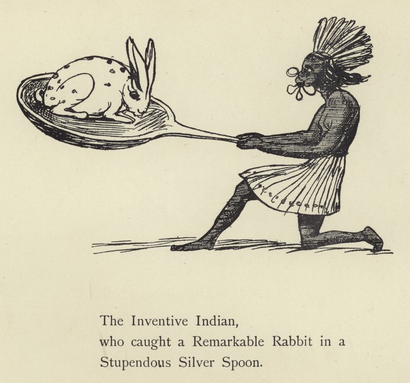 Vynalézavý Indián od Edward Lear