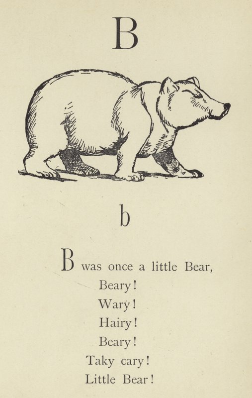 Písmeno B od Edward Lear