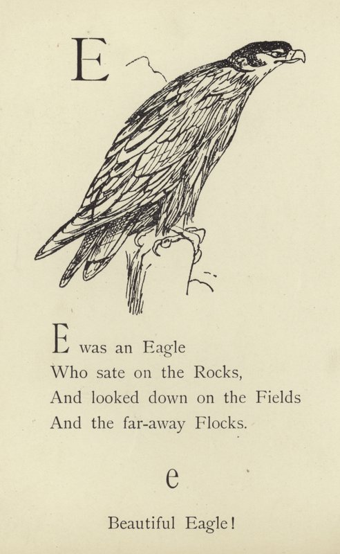 Písmeno E od Edward Lear