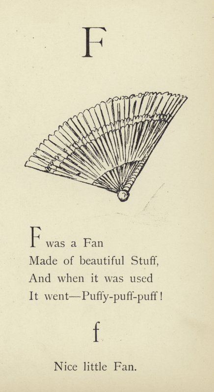 Písmeno F od Edward Lear
