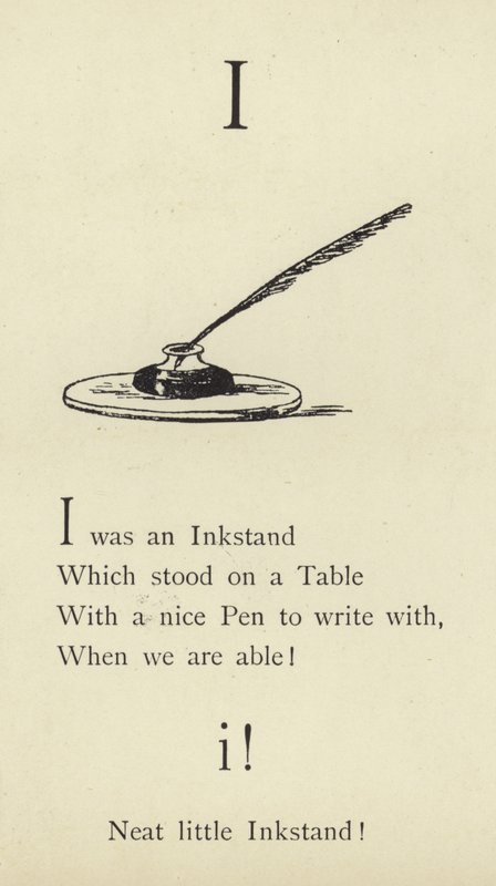 Písmeno I od Edward Lear