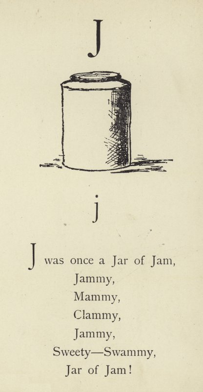 Písmeno J od Edward Lear