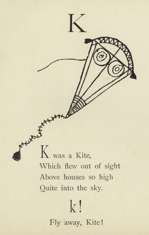 Písmeno K od Edward Lear