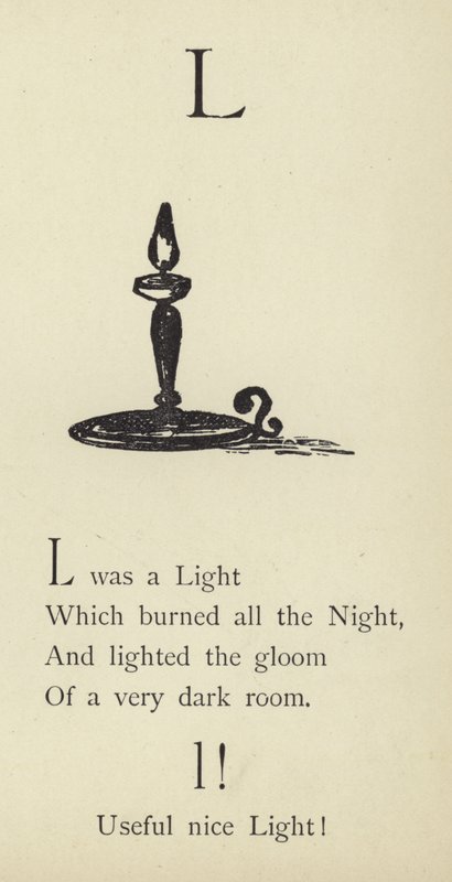 Písmeno L od Edward Lear