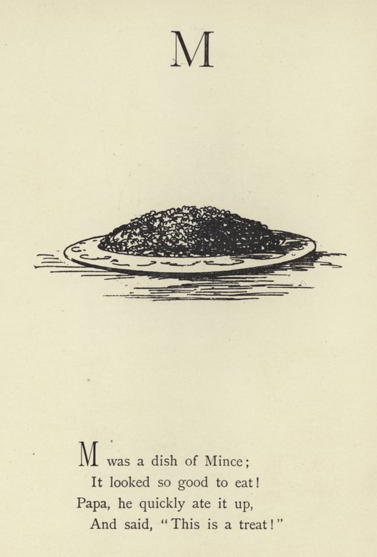 Písmeno M od Edward Lear