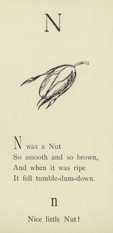 Písmeno N od Edward Lear
