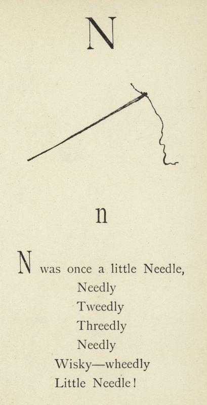 Písmeno N od Edward Lear