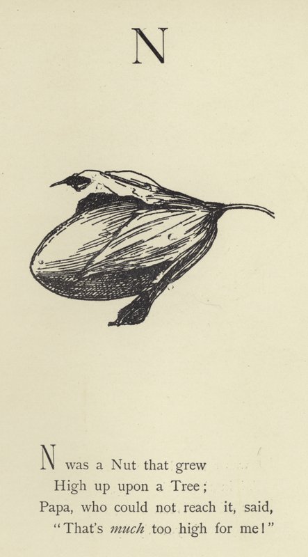 Písmeno N od Edward Lear