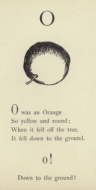 Písmeno O od Edward Lear