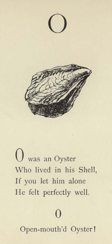 Písmeno O od Edward Lear