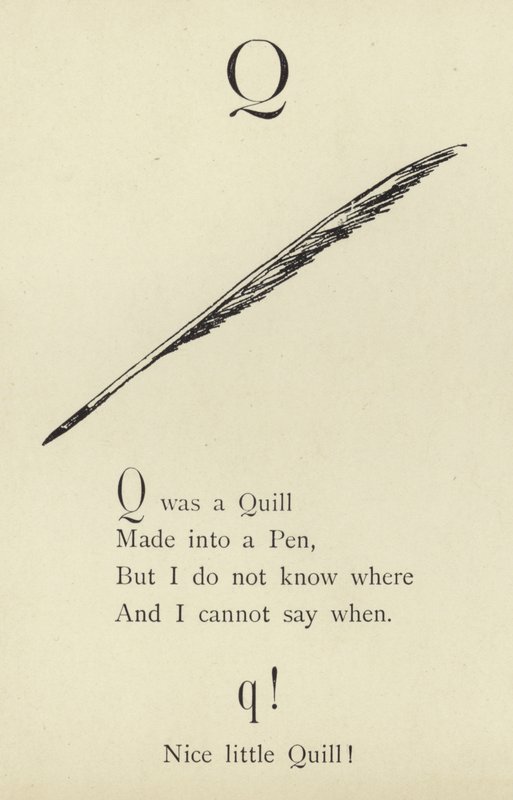 Písmeno Q od Edward Lear