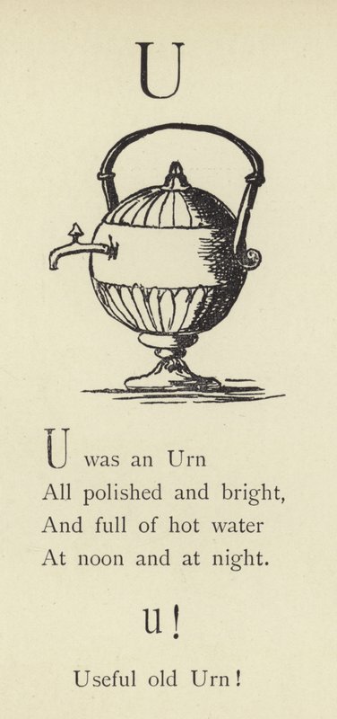 Písmeno U od Edward Lear