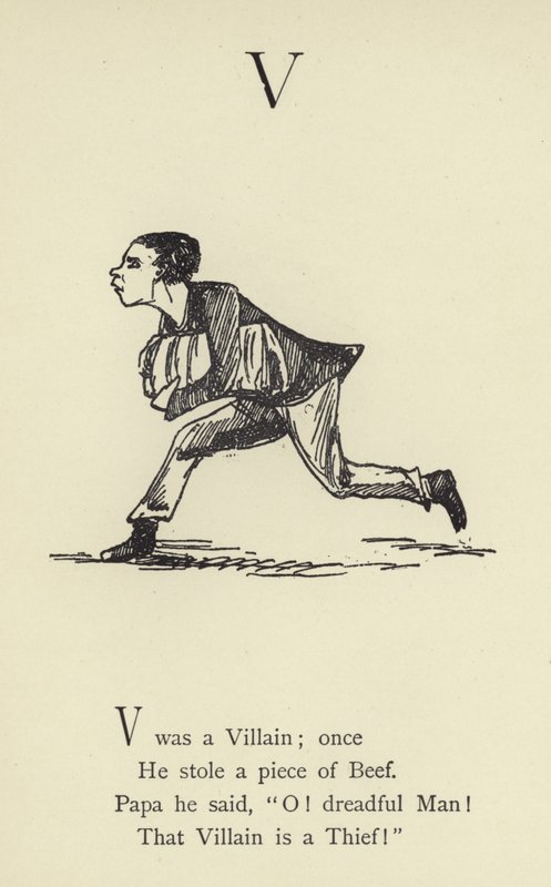 Písmeno V od Edward Lear