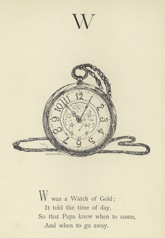 Písmeno W od Edward Lear