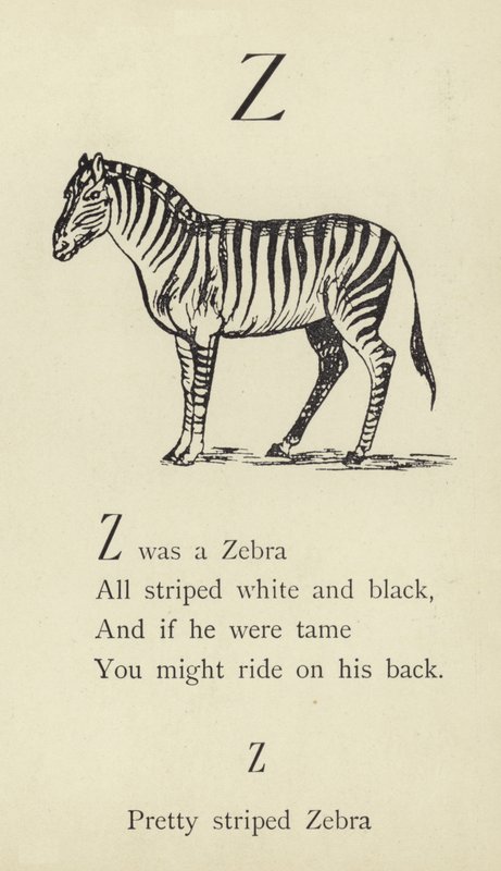 Písmeno Z od Edward Lear