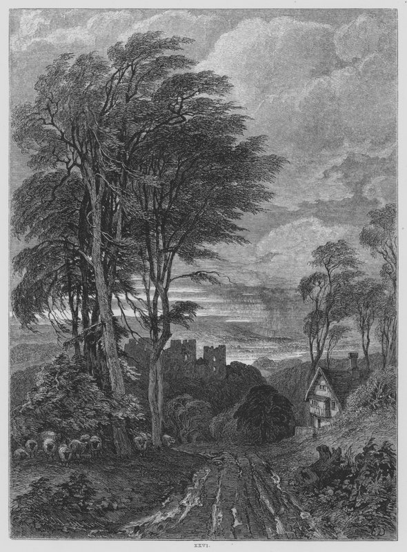 John Milton, Il Penseroso (rytina) od Edward (after) Duncan