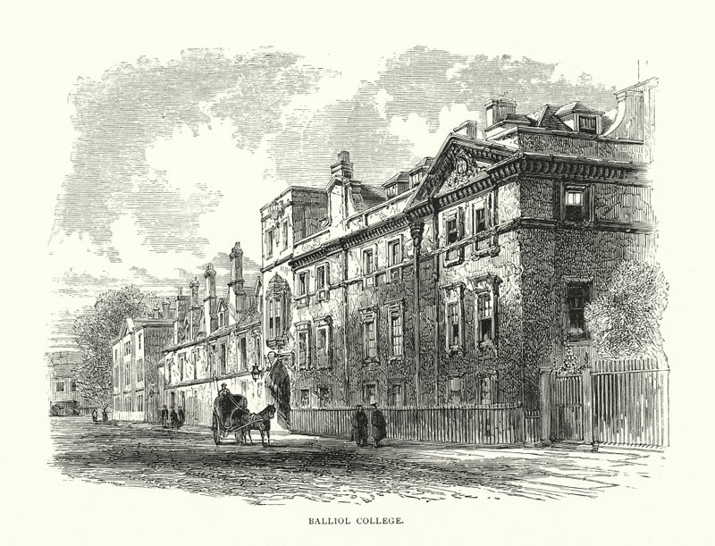 Balliol College (rytina) od Edward (after) Whymper