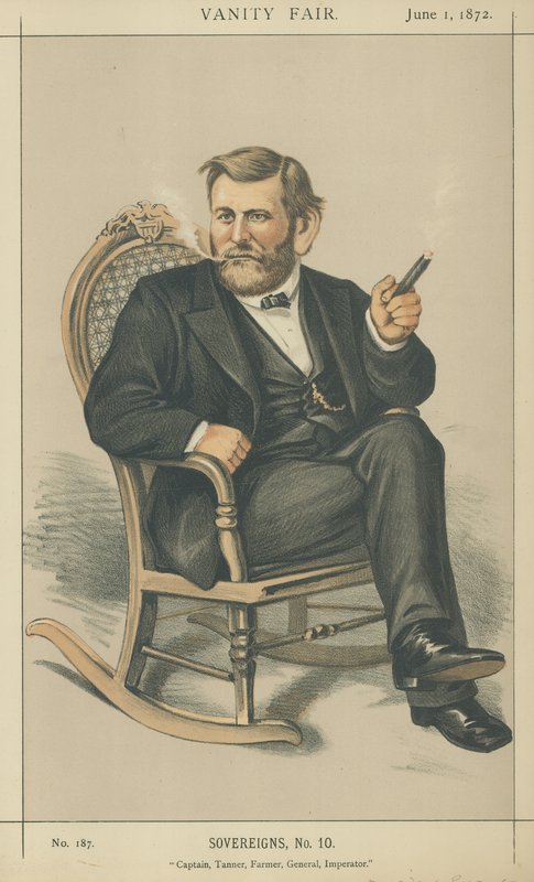 Generál Ulysses S Grant od Edward Frederick Brewtnall