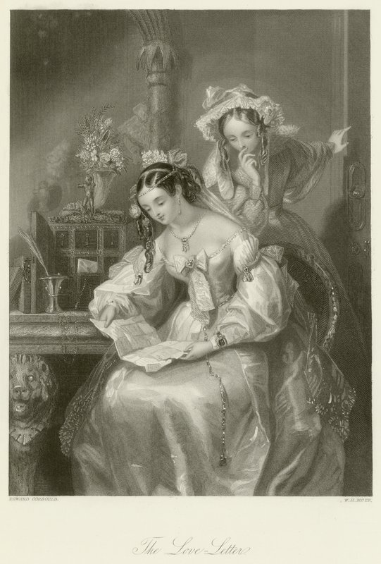 Milostný dopis od Edward Henry Corbould