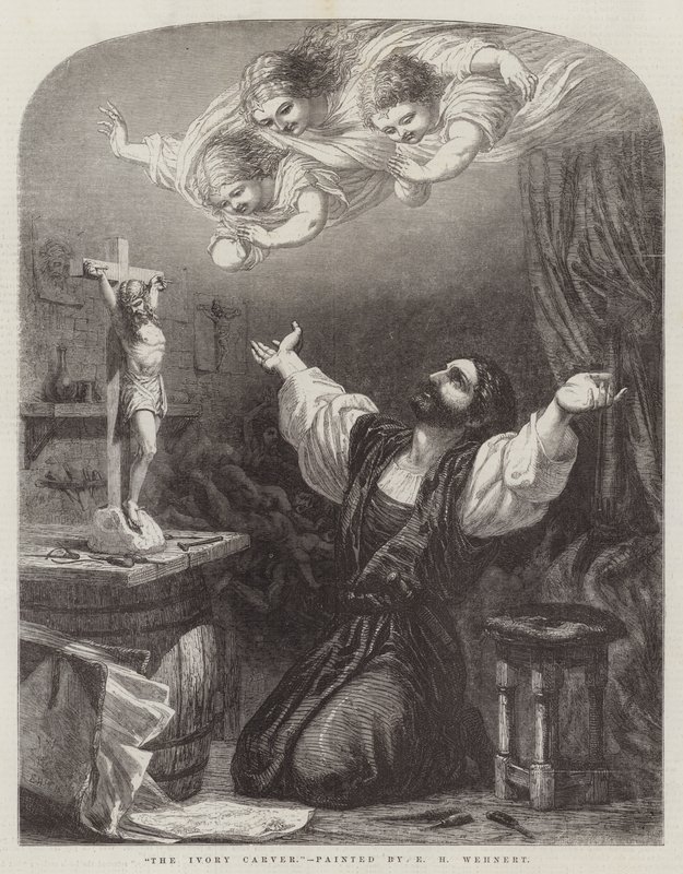Řezbář ze slonoviny od Edward Henry Wehnert