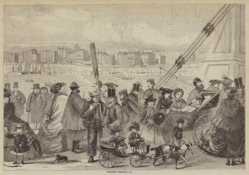 Brighton, únor 1859 od Edward Hull