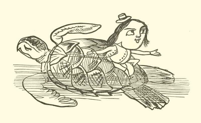 Námluvy Yonghy-Bongy-Bo (rytina) od Edward Lear