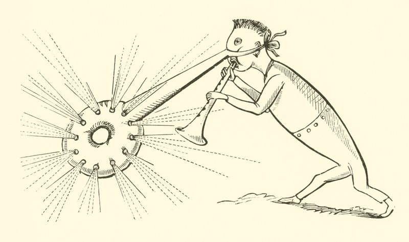 Dong se světelným nosem (rytina) od Edward Lear