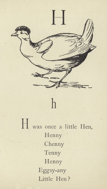 Písmeno H od Edward Lear