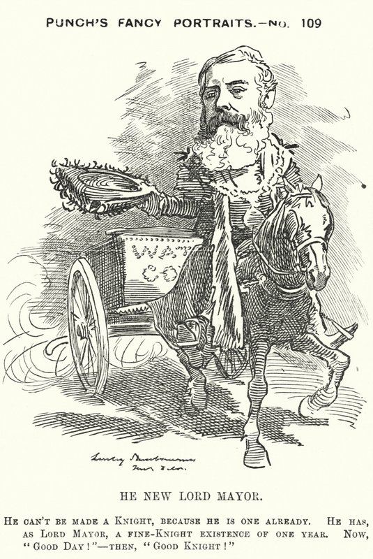 Punch karikatura: Sir Robert Fowler od Edward Linley (after) Sambourne