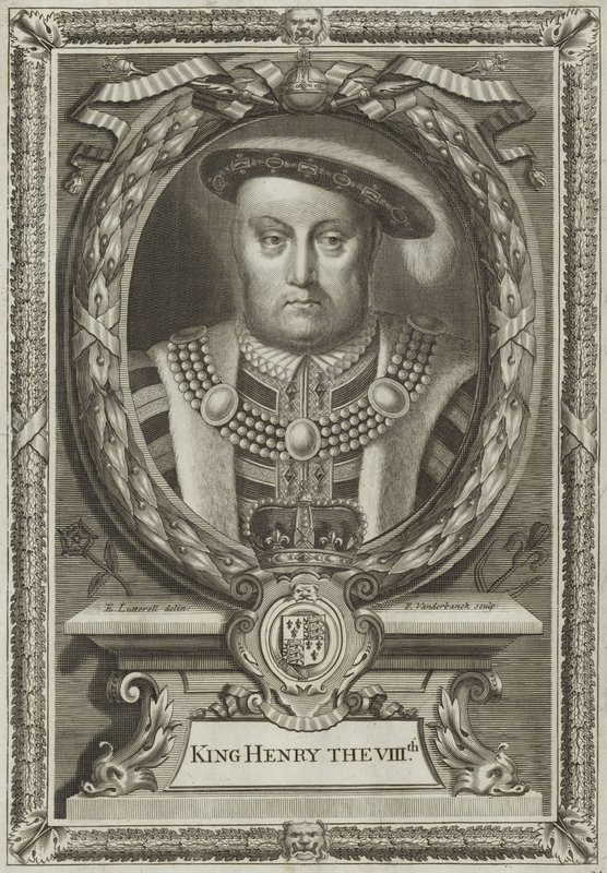 Anglický král Jindřich VIII od Edward Lutterell