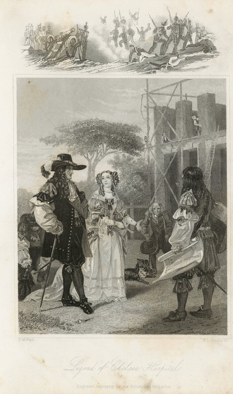 Legend of Chelsea Hospital od Edward Matthew Ward