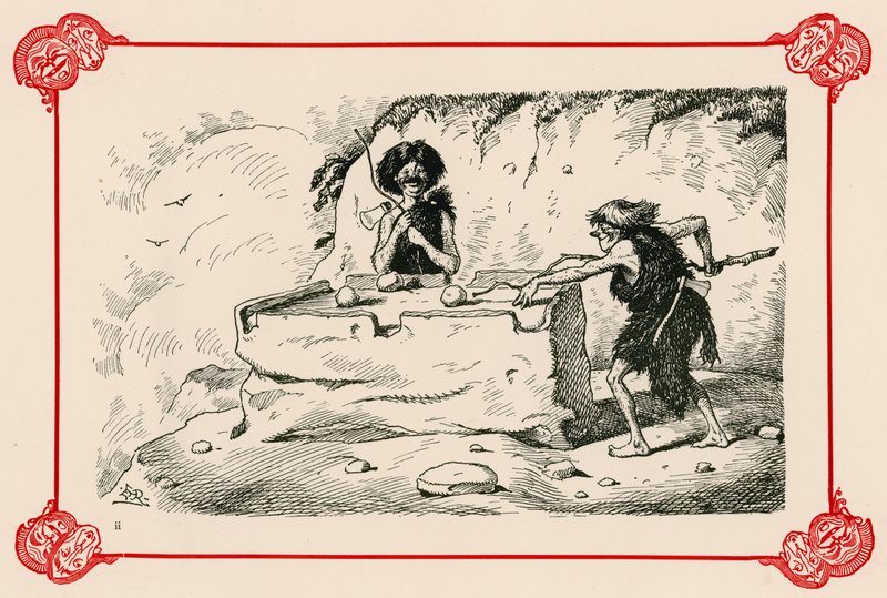 Pravěký kulečník od Edward Tennyson Reed
