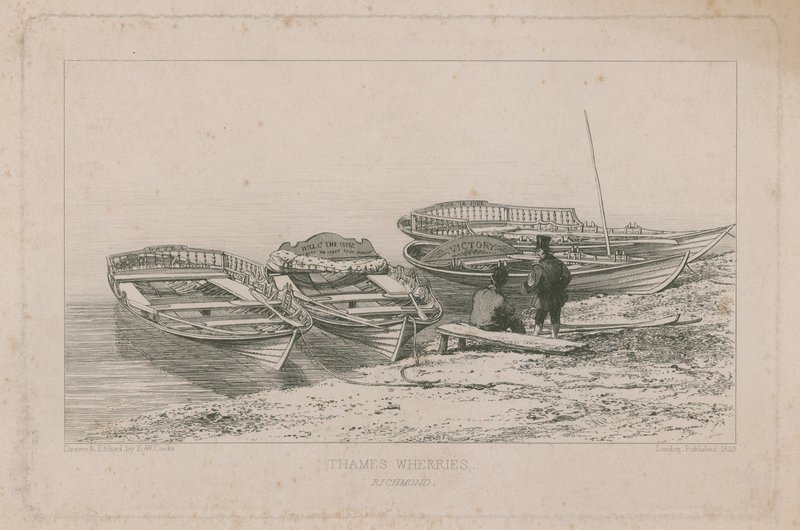 Thames Wherries od Edward William Cooke
