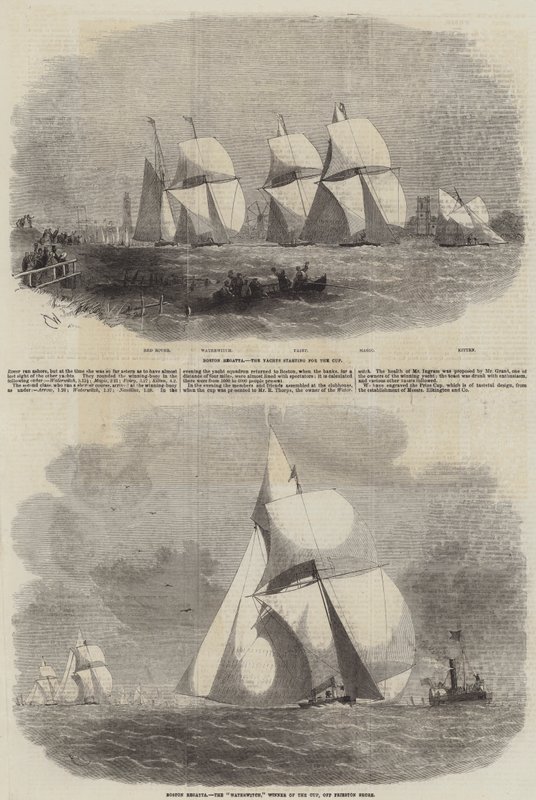 Boston Yacht Club Regatta od Edwin Weedon