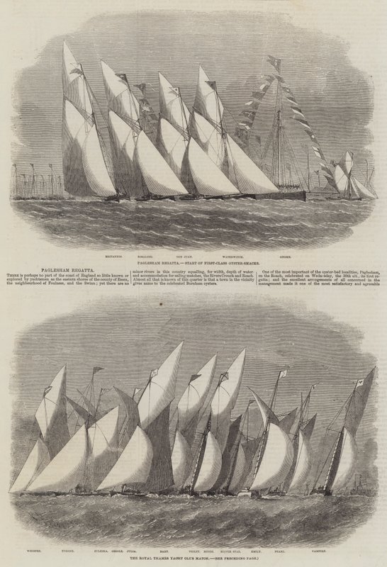 Paglehamská regata od Edwin Weedon