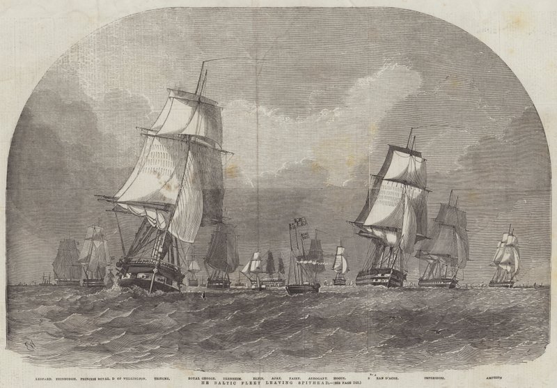 Baltská flotila opouští Spithead od Edwin Weedon