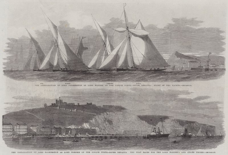 Instalace lorda Palmerstona do funkce lorda správce Cinque Ports od Edwin Weedon