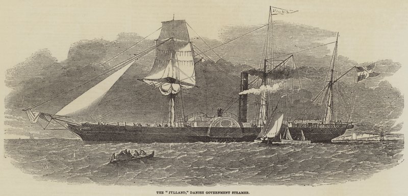 Jylland, dánský vládní parník od Edwin Weedon