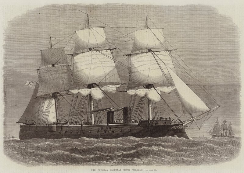 Pruský železný plášť Konig Wilhelm od Edwin Weedon
