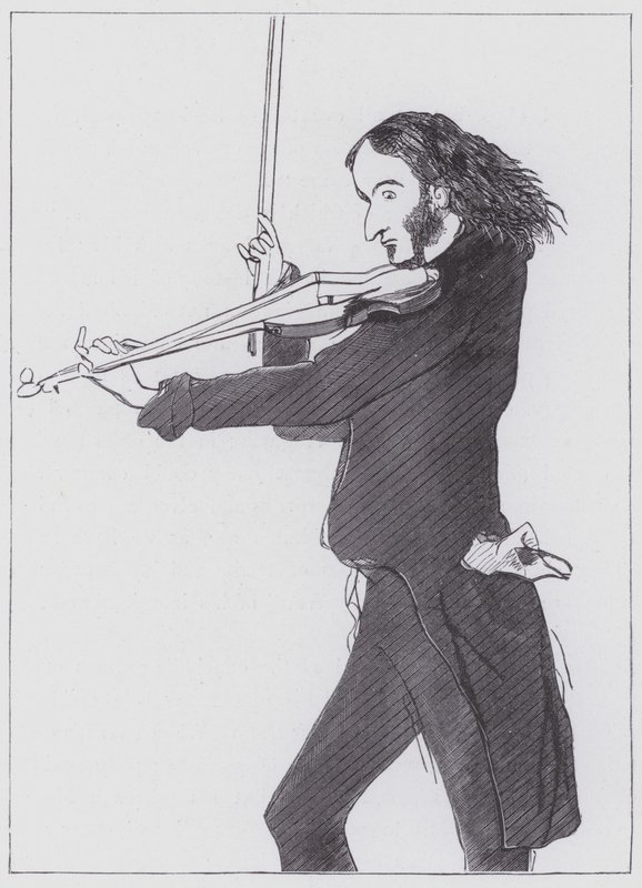 Nicolo Paganini od Edwin (after) Landseer