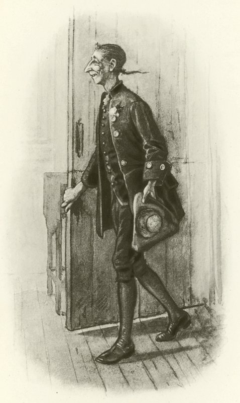 Ichabod Crane (hlubotisk) od Edwin Austin Abbey
