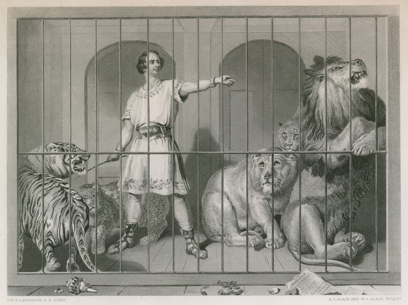 Van Amburgh a lvi od Edwin Landseer