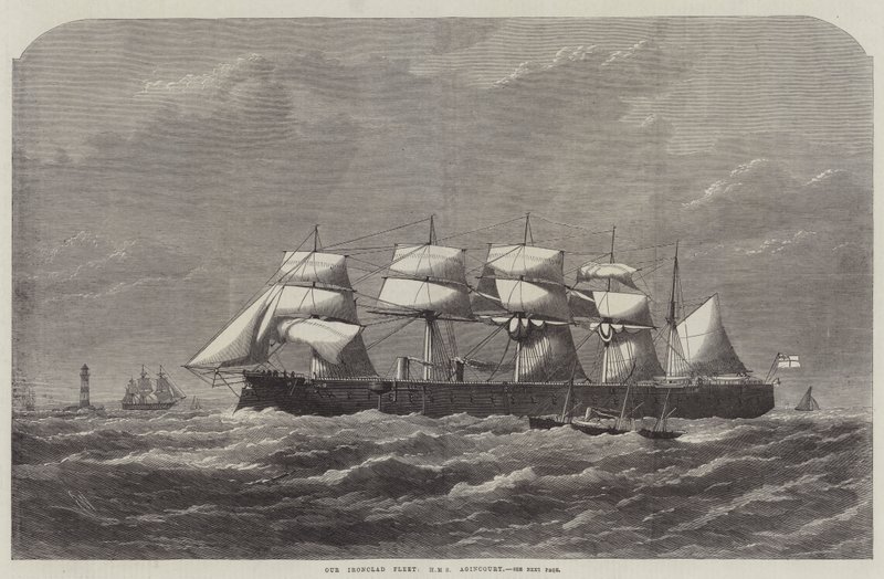 Naše železná flotila, HMS Agincourt od Edwin Weedon