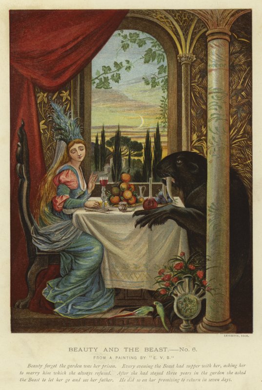 Scéna z Krásky a zvířete od Eleanor Vere Boyle