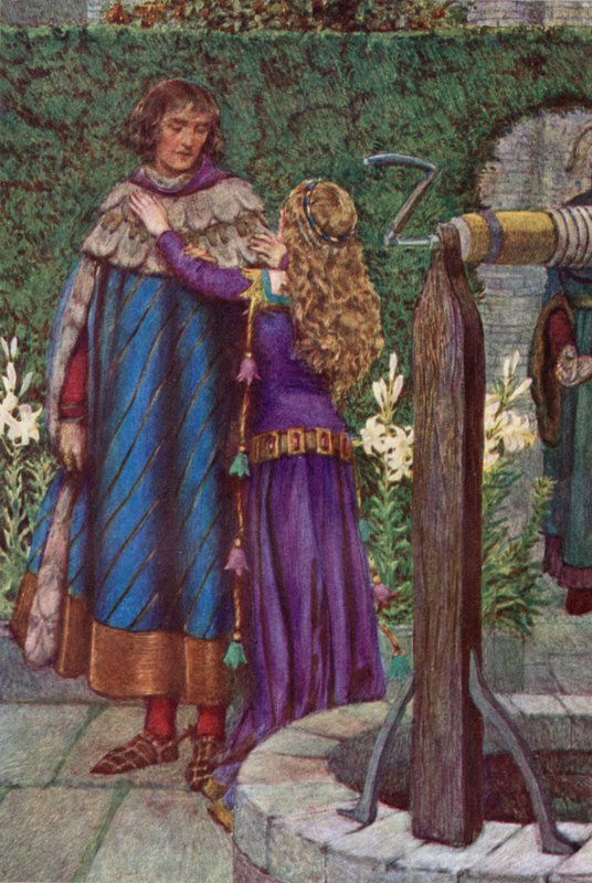 Elaine (barva lito) od Eleanor Fortescue Brickdale