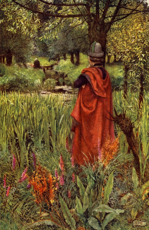 Elaine (barva lito) od Eleanor Fortescue Brickdale