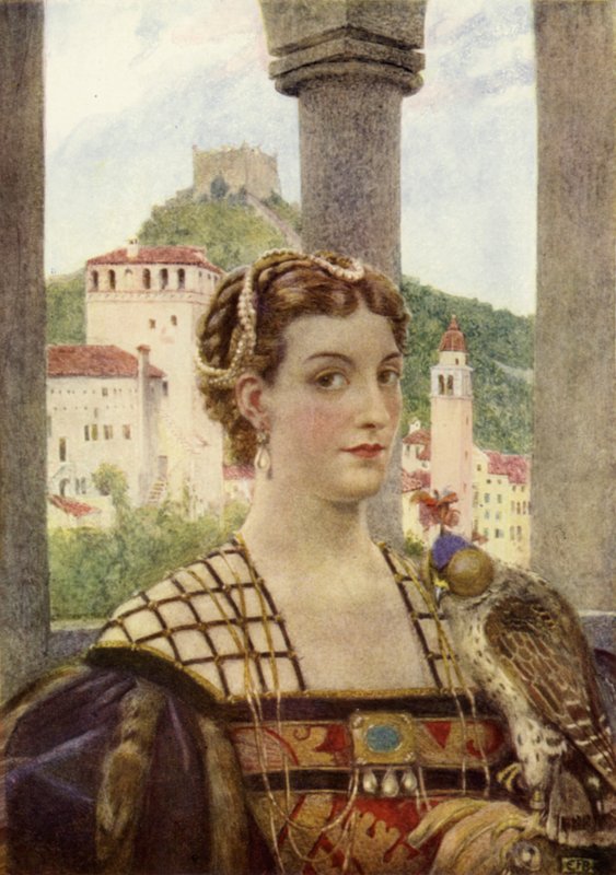 Kate the Queen (barva lito) od Eleanor Fortescue Brickdale