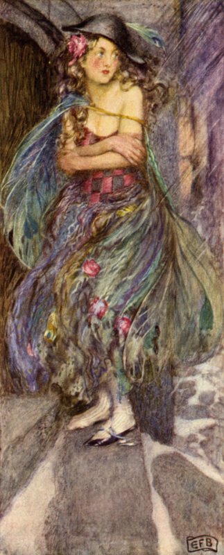 Světluška (barevná lito) od Eleanor Fortescue Brickdale
